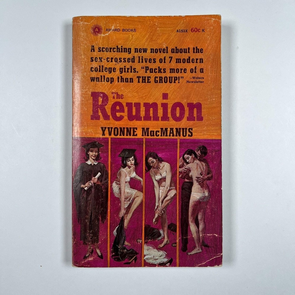 The Reunion Yvonne MacManus Paperback Vintage Lesbian Pulp Award Books A151X